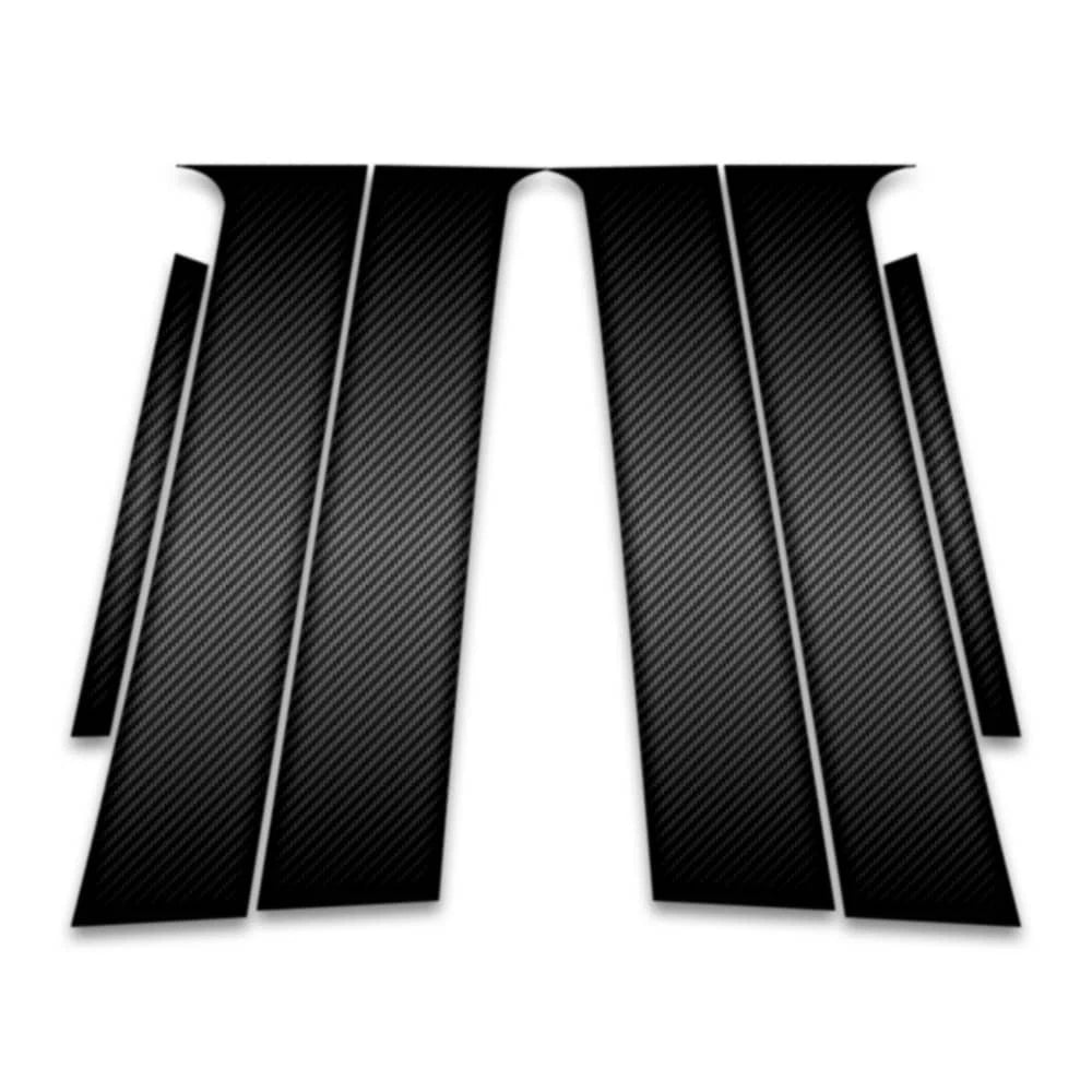 6pc Carbon Fiber Pillar Post Covers for 2013-2023 Buick Encore