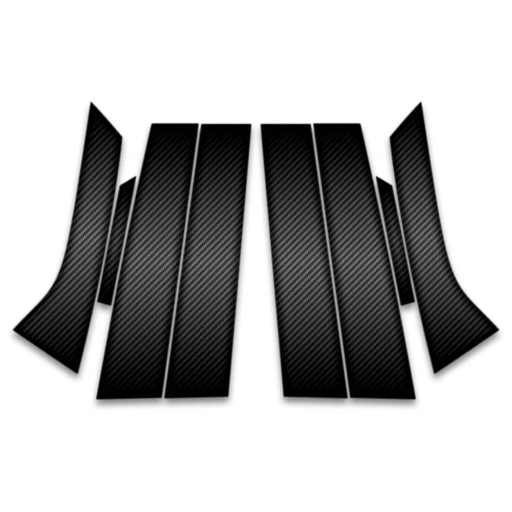 8pc Carbon Fiber Pillar Post Covers for 2015-2023 Lincoln MKC
