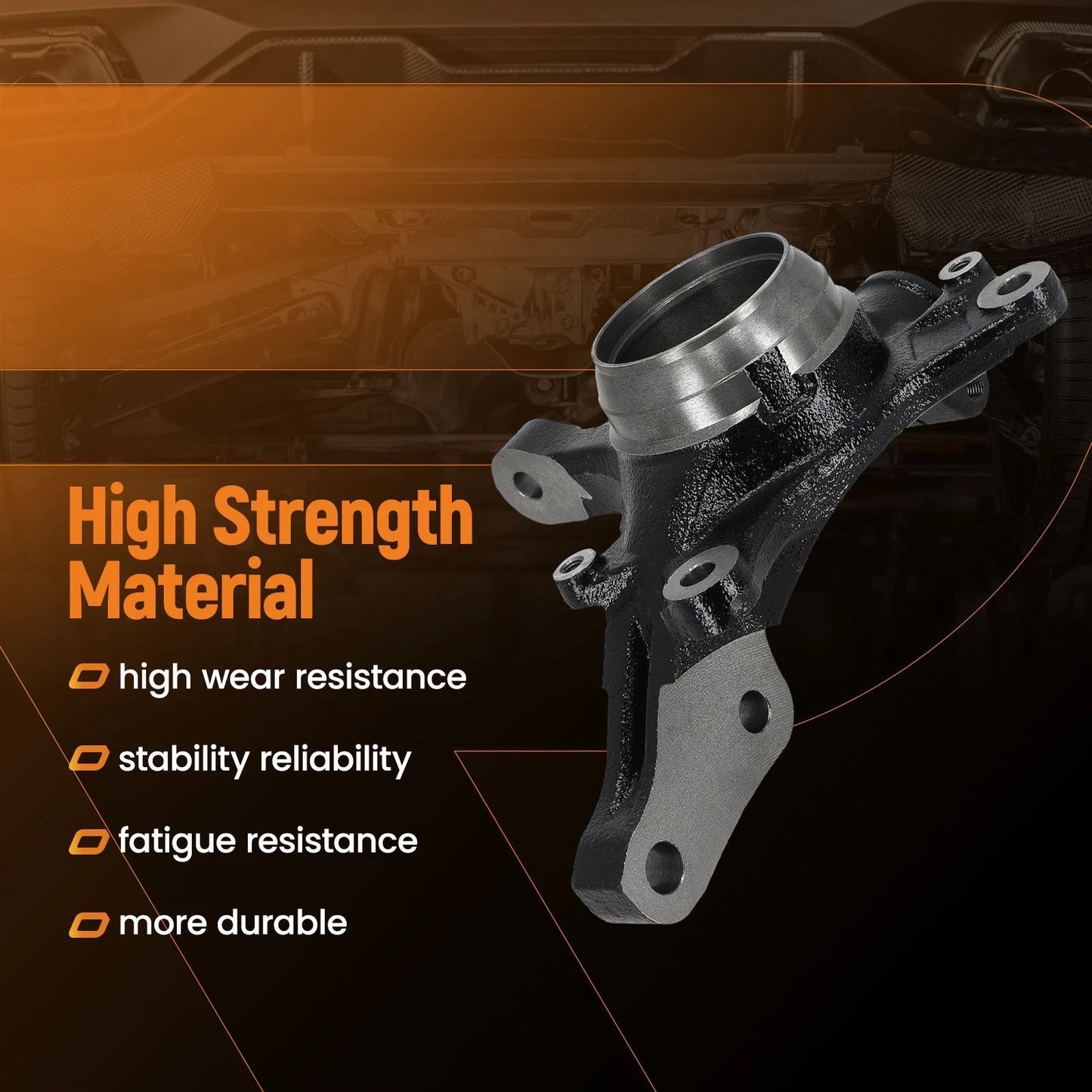 Front Right Steel Knuckle with ABS for Subaru Legacy H4 2.2L (1990–1999)
