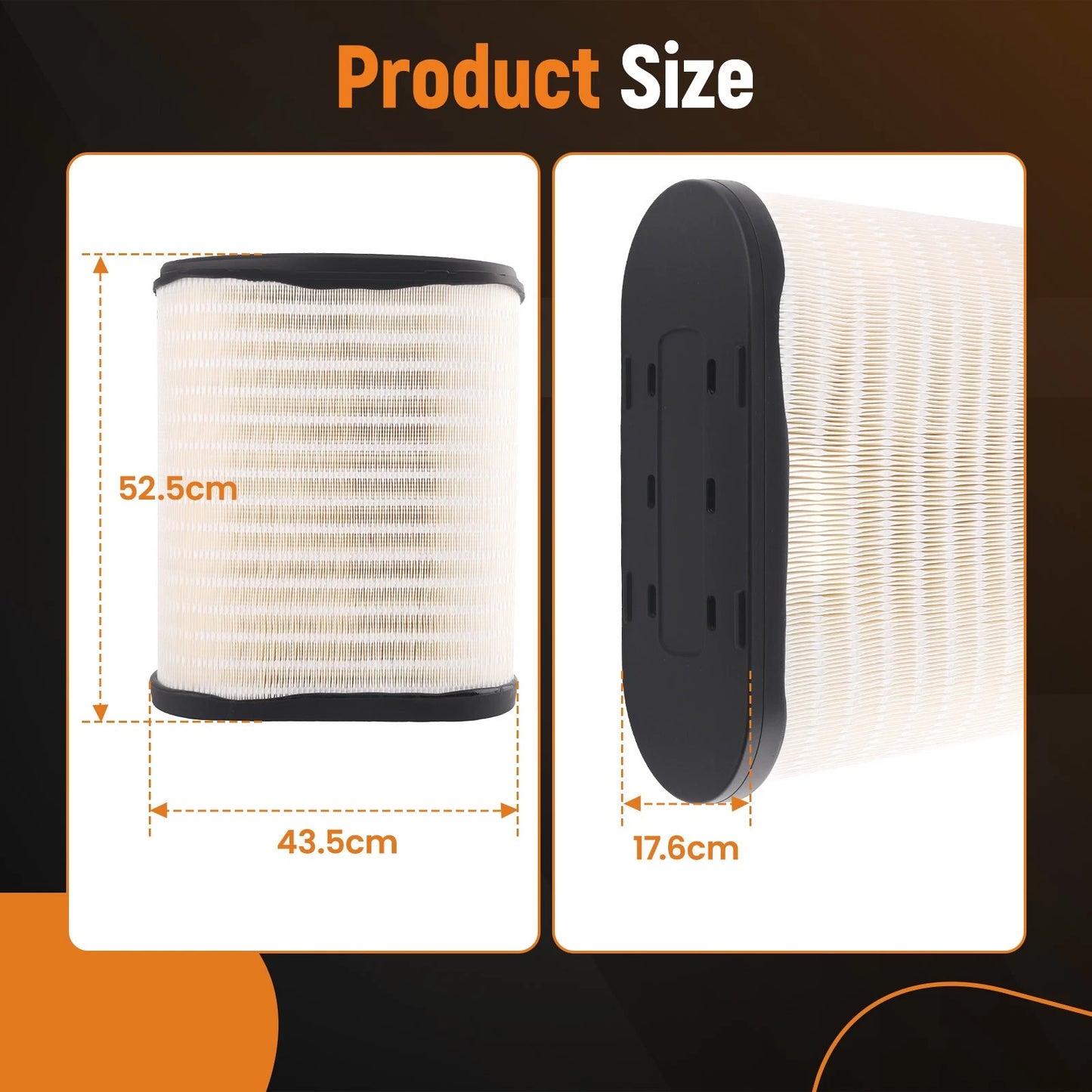 Heavy Duty Air Filter for Kenworth T680 (2023–2023)