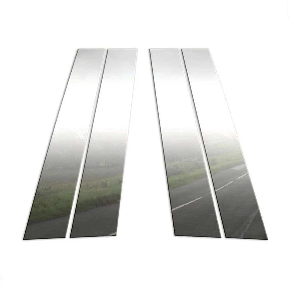 4Pc Chrome Pillar Post Covers for Ford Fusion MKZ Zephyr (2006–2009)