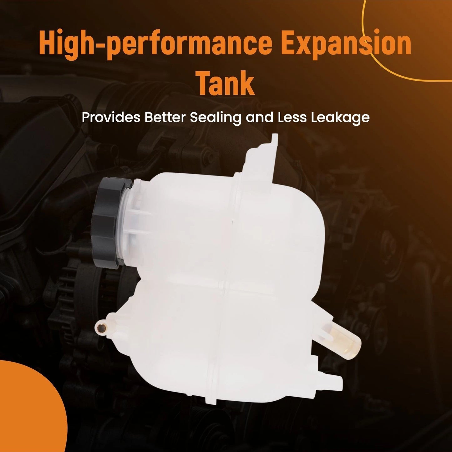 Engine Coolant Overflow Tank for Chrysler 200 and Jeep Cherokee (2014–2018)