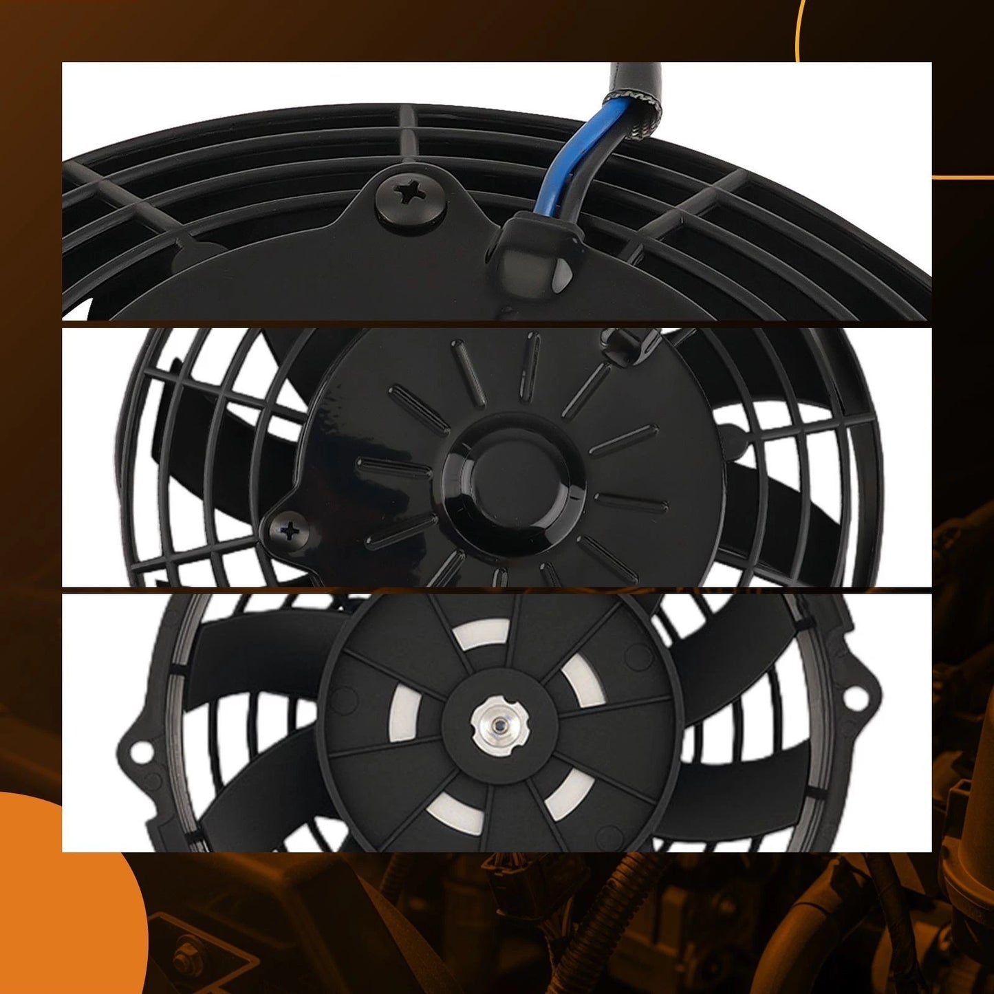 7" Electric Cooling Fan for Universal Radiator Oil Cooler (2018–2024)
