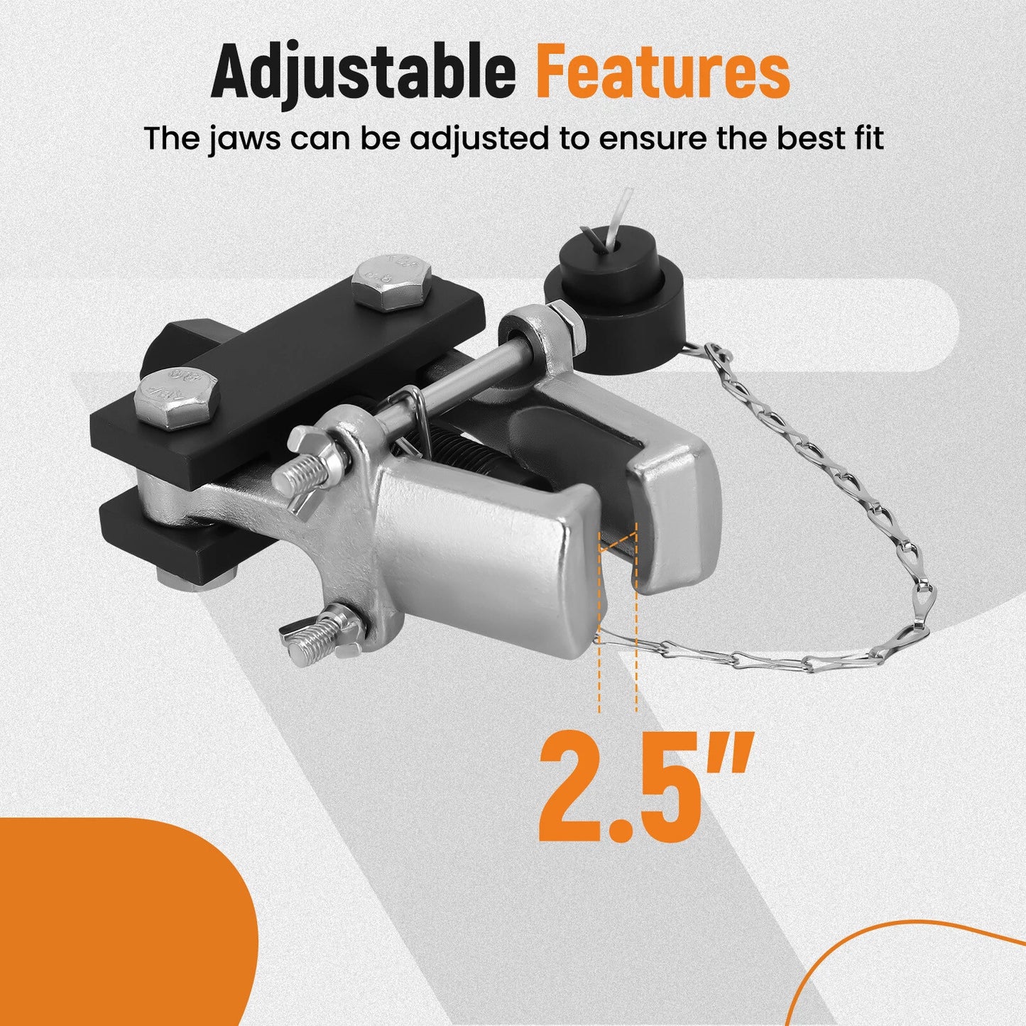 Heavy Duty Pitman Arm Puller for Heavy-Duty Trucks (3/4) (Adjustable)