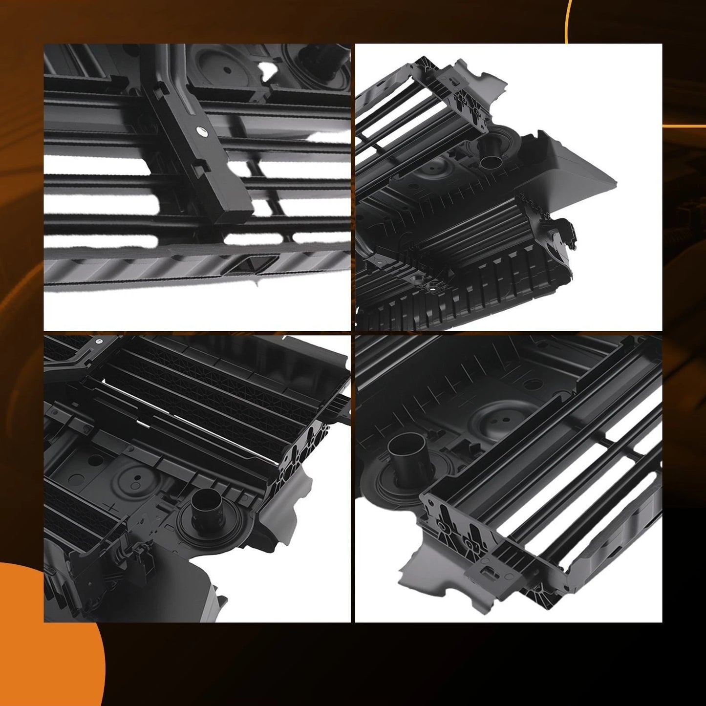 Active Radiator Shutter for Ford Escape (2017–2019) Black