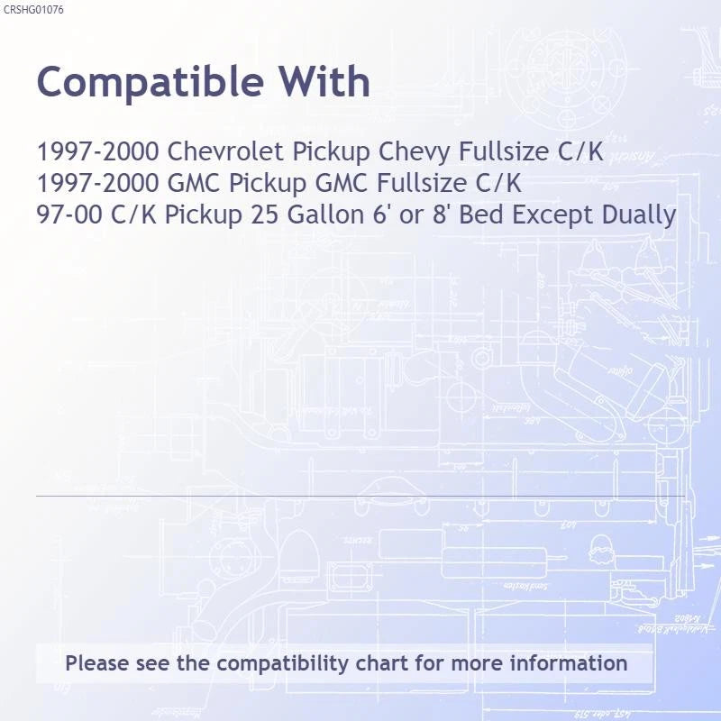 Fuel Tank Gas Replacement for Chevrolet C K Pickup (1997–2000)