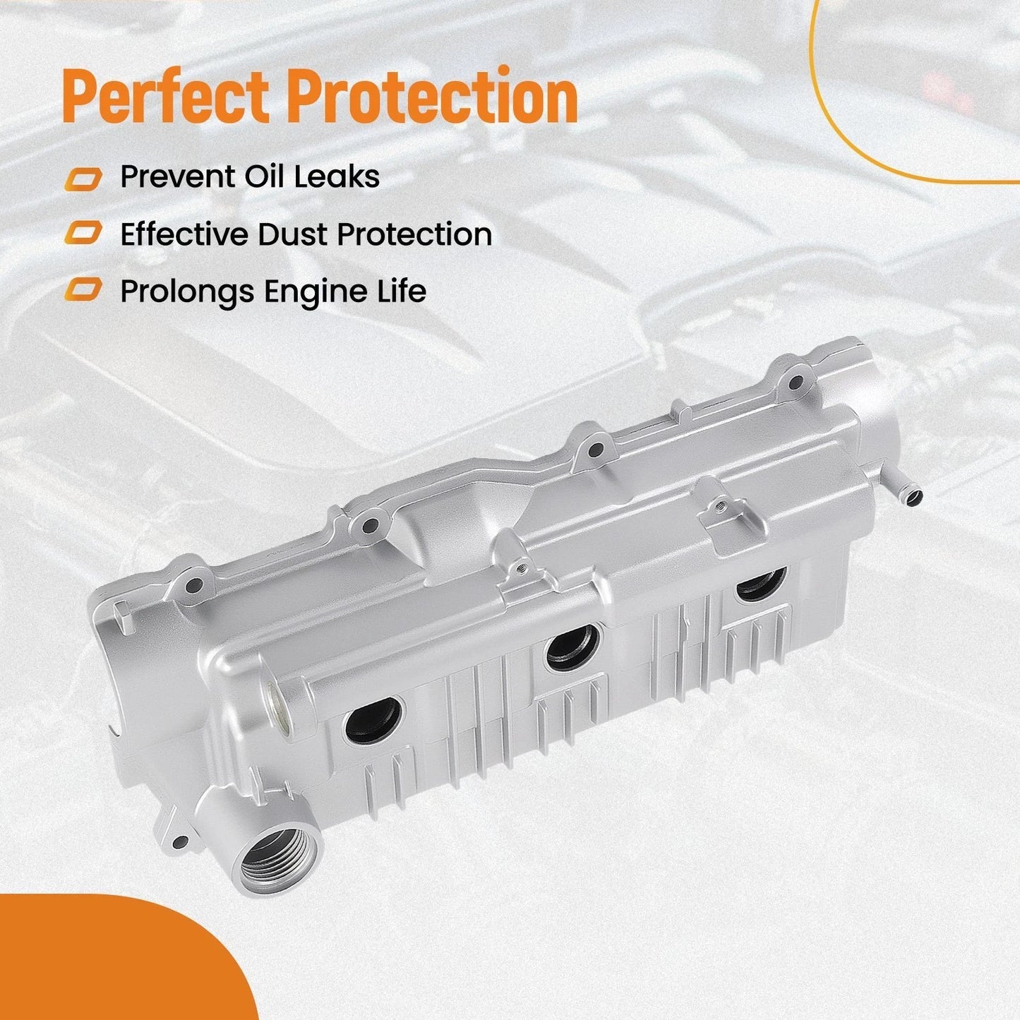 Left Valve Cover for Toyota 4Runner Tacoma 3.4L V6 (2003–2015)