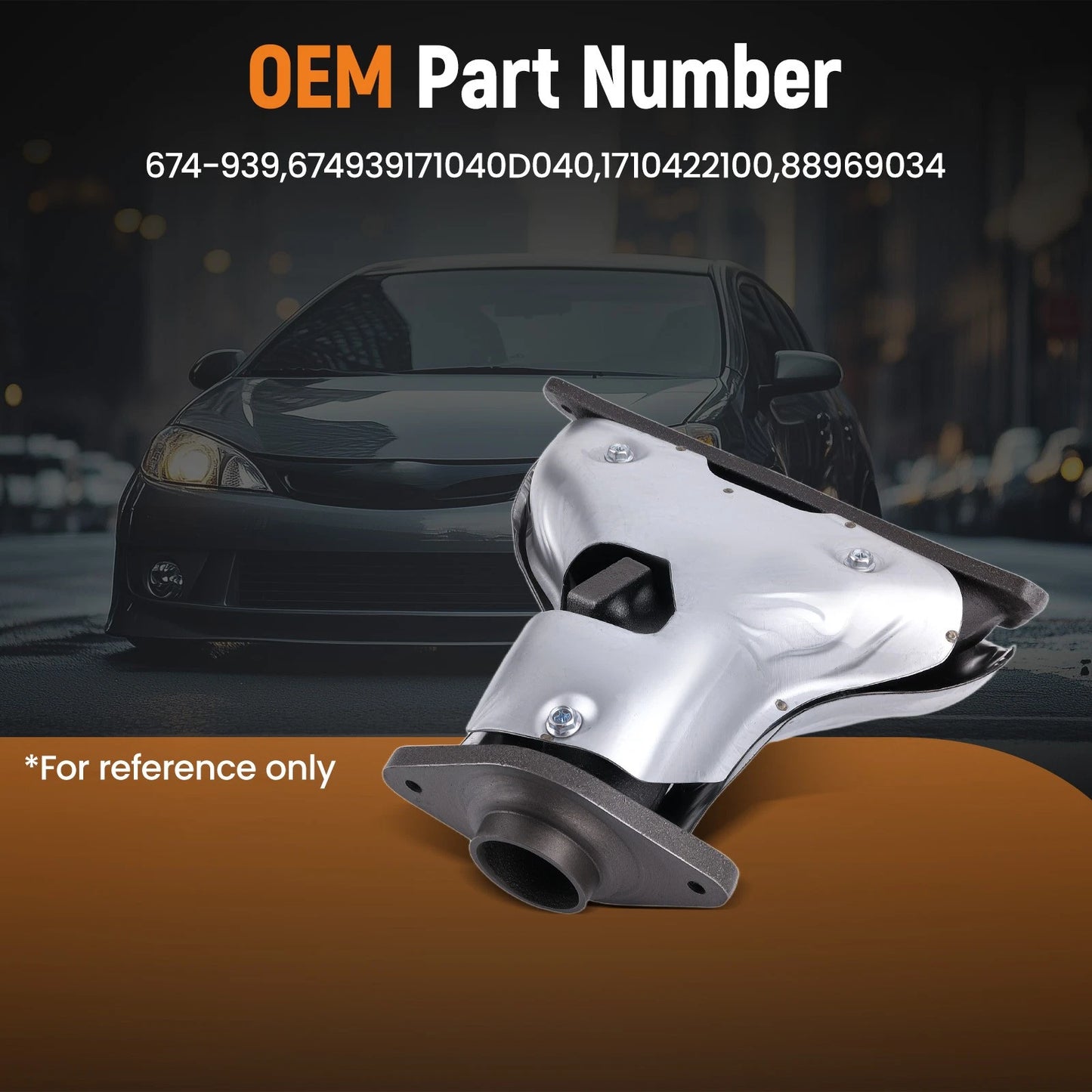Exhaust Manifold with Gasket for Toyota Corolla Matrix Pontiac Vibe (2003–2008)