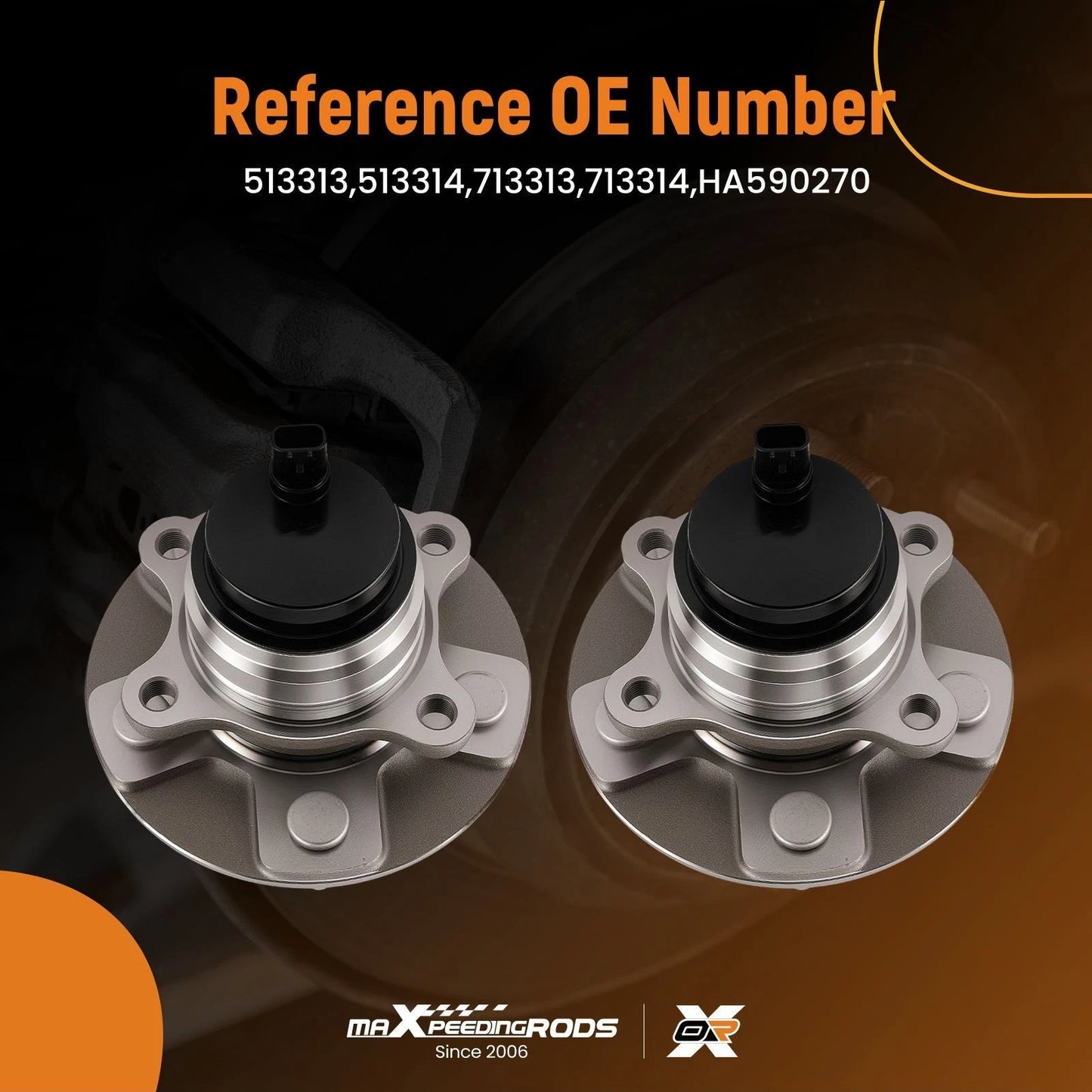 Front Left/Right Wheel Hub & Bearing for Lexus LS460 (2007–2017)
