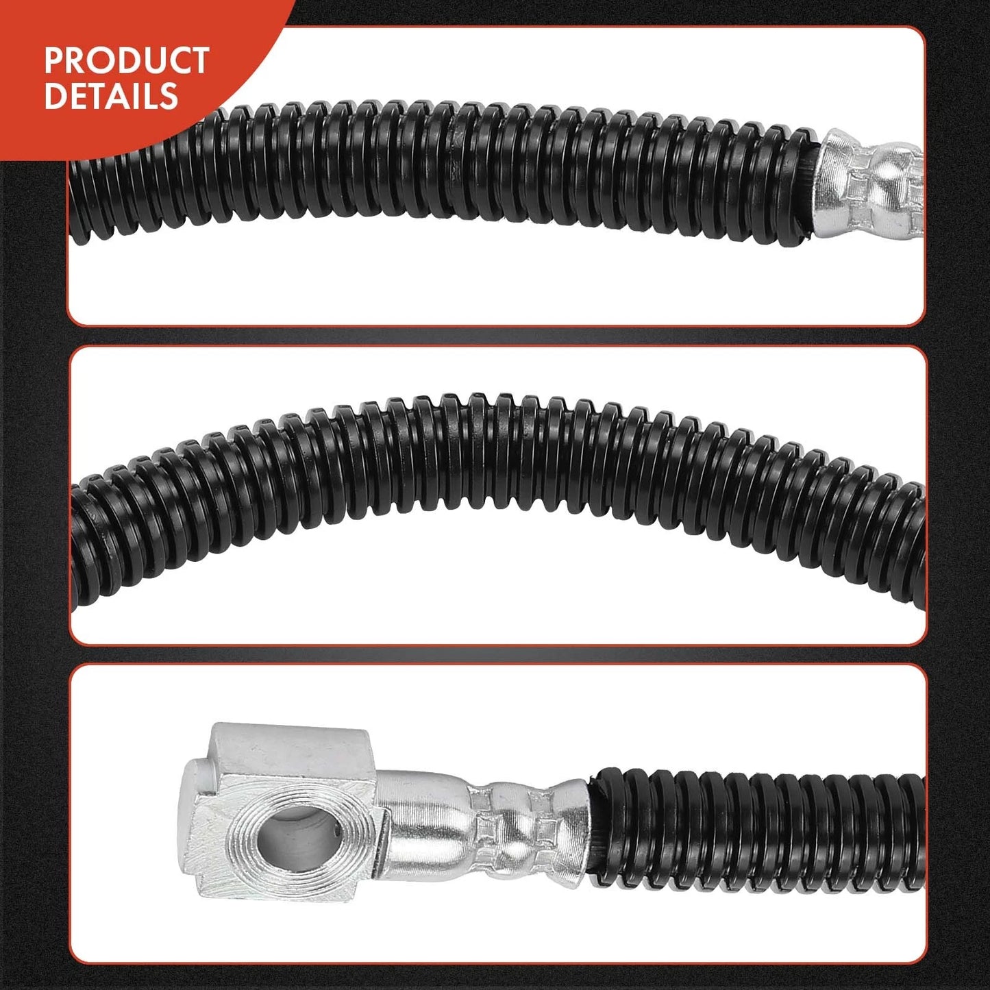 2X Front Brake Hydraulic Hose for Chevrolet Blazer GMC Jimmy (1998–2000)