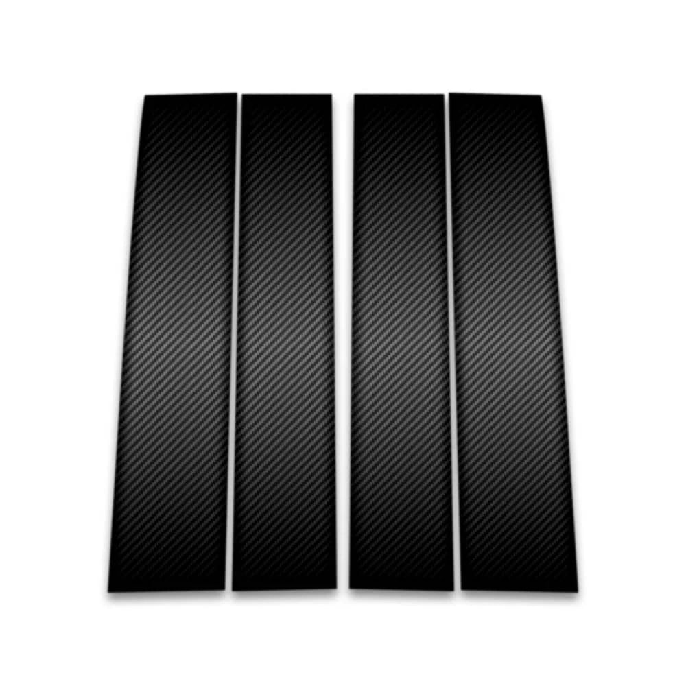 4pc Carbon Fiber Pillar Post Covers for 2015-2020 Chevrolet Suburban