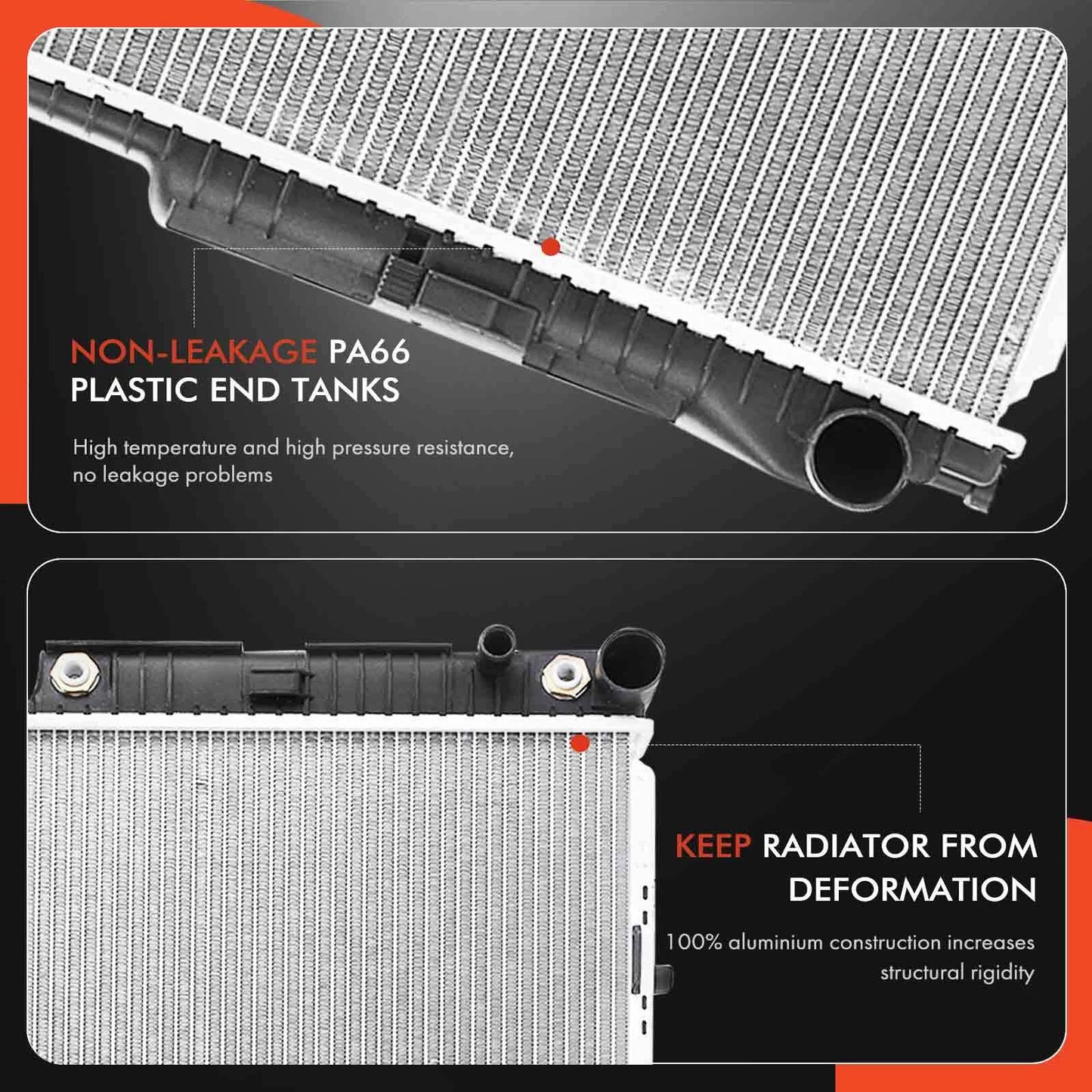 Aluminum Radiator for Mercedes-Benz S-Class W140 C140 C215 (1992–1999)