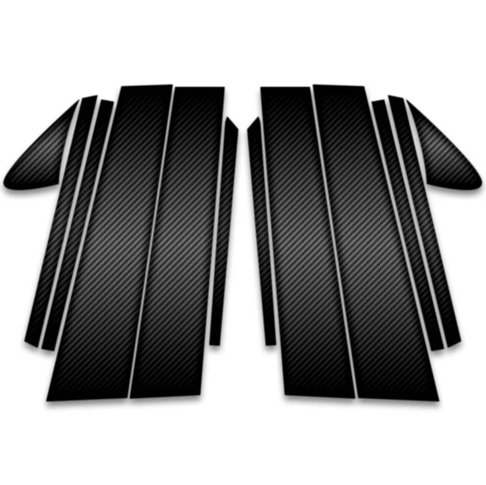 12pc Carbon Fiber Pillar Post Covers for 2017-2020 Buick Envision