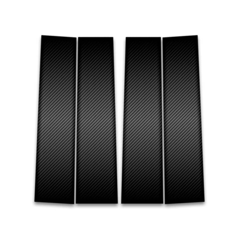 4pc Carbon Fiber Pillar Post Covers for 2004-2014 Lincoln Mark LT