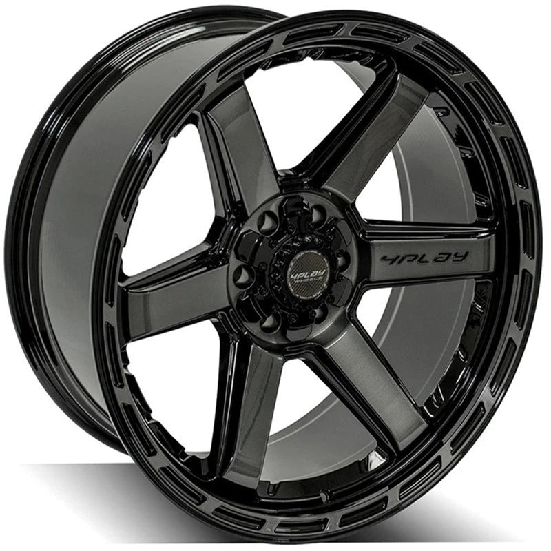 22 Inch Gloss Black Wheel with Brushed Face for Toyota Sequoia (2001–2007)