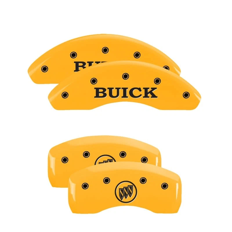 Brake Caliper Covers Yellow Set for 2012–2016 Buick LaCrosse by MGP