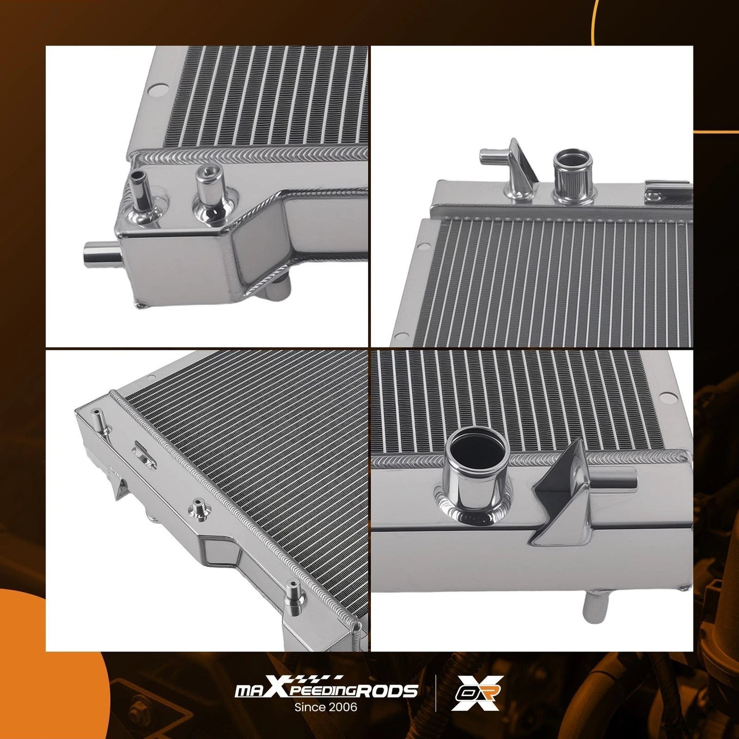 3 Row Radiator for Ford Mustang 2005-2013 (V6 3.7L/4.0L)