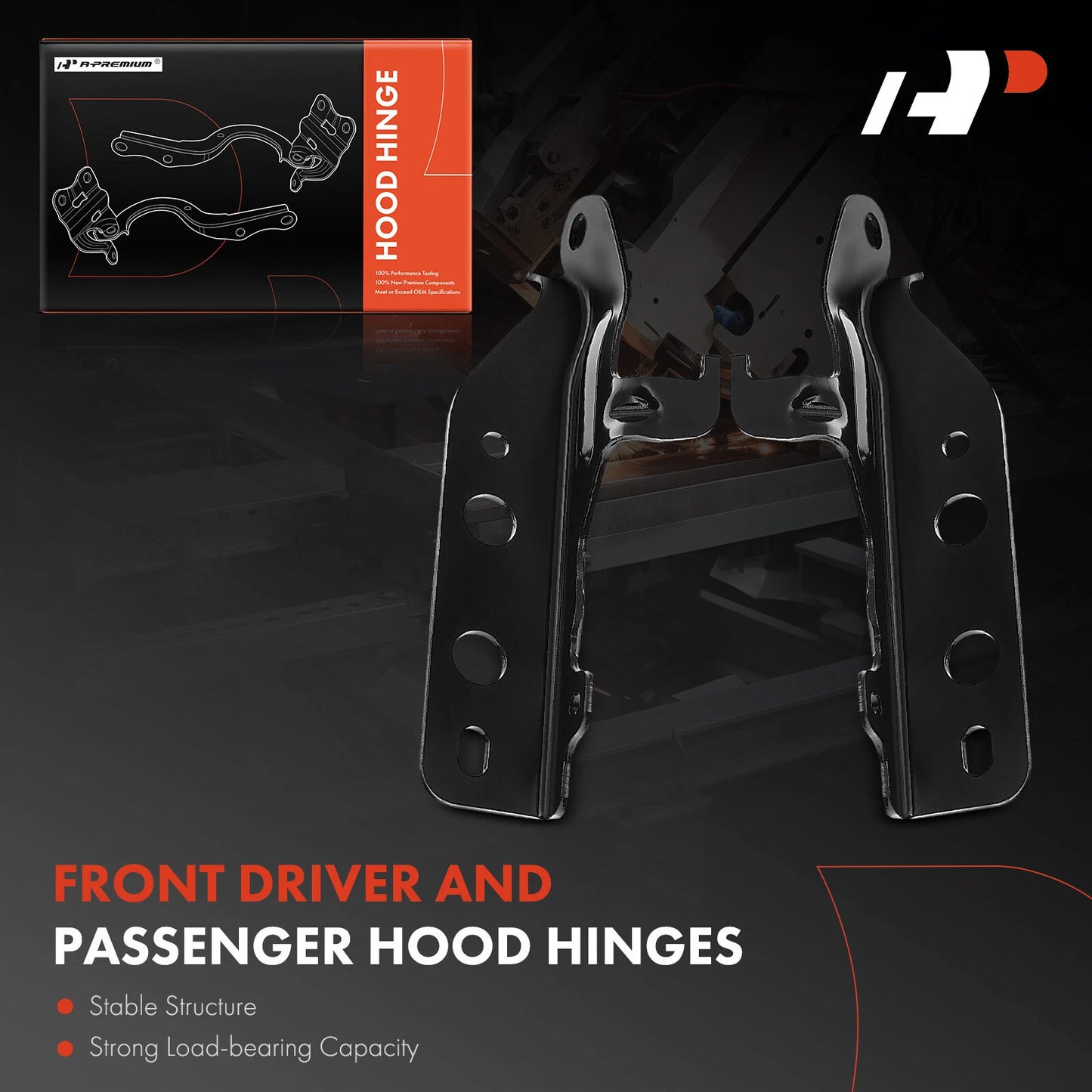 2Pcs Hood Hinge for Buick Enclave (2013–2017)