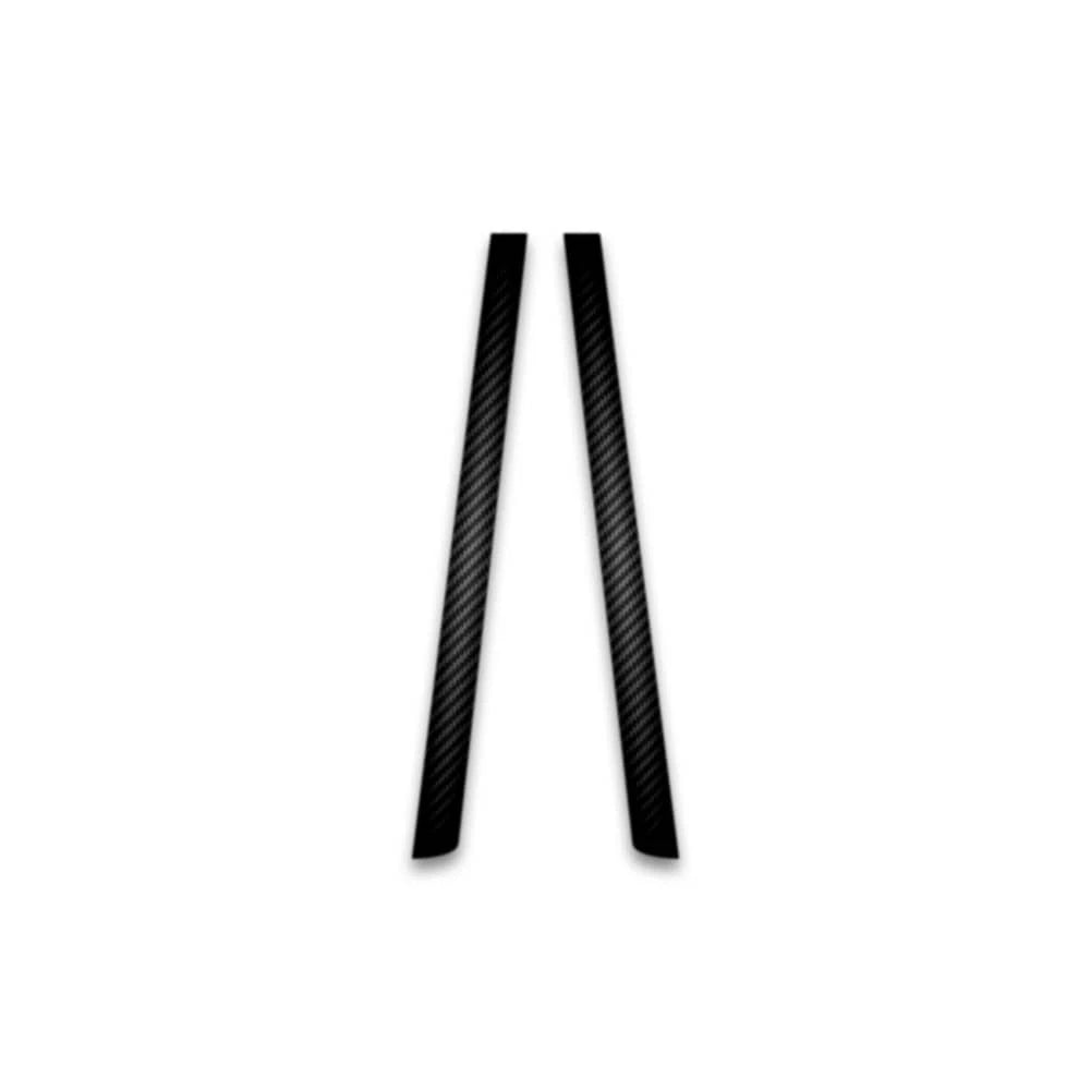 2pc Carbon Fiber Pillar Post Covers (Narrow Strip) for 2010-23 Chevrolet Camaro