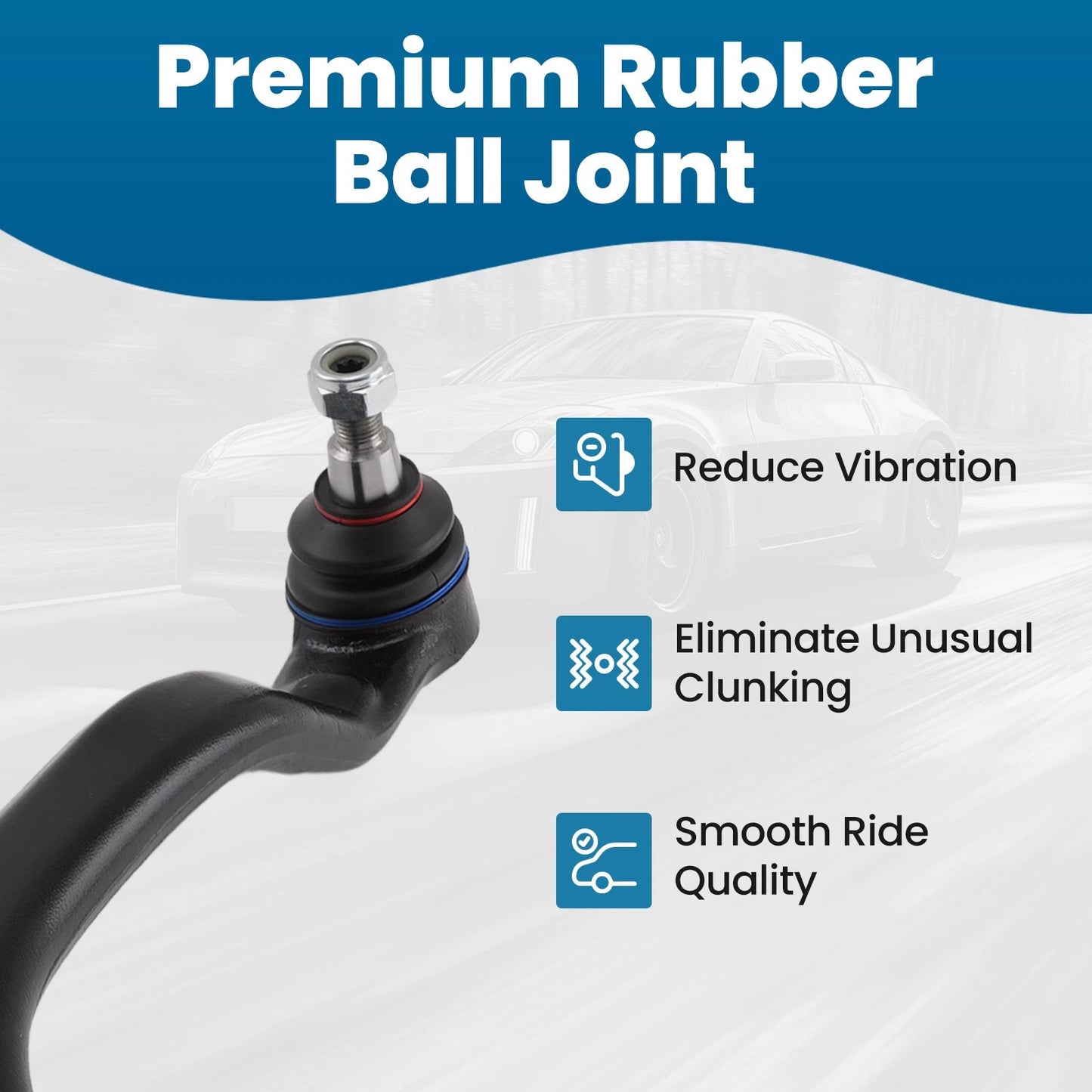 Front Lower Control Arms Forward Rearward Ball Joint Set for BMW X5 X6 (2014–2019)