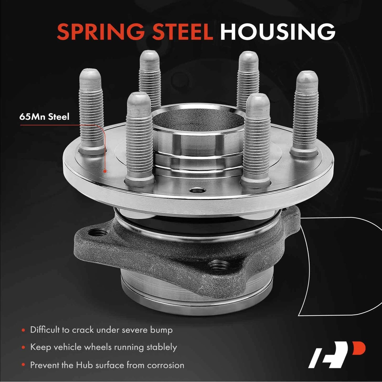 2X Front Wheel Hub & Bearing Assembly for Chevy Colorado (2015–2020)