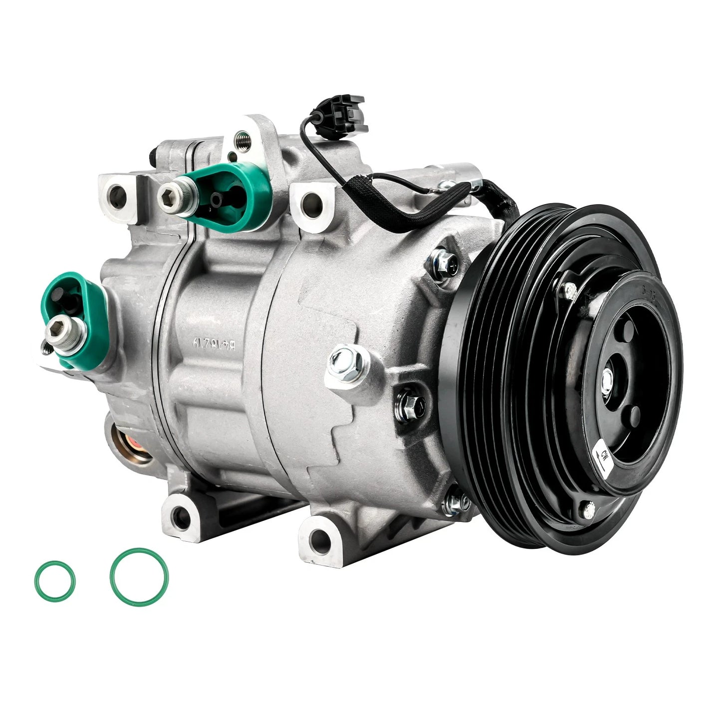 A/C Compressor w/ 4-Groove for Hyundai Elantra (2007–2012)