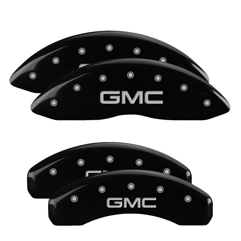 Black Caliper Covers Front and Rear for 2015–2020 GMC Yukon XL by MGP
