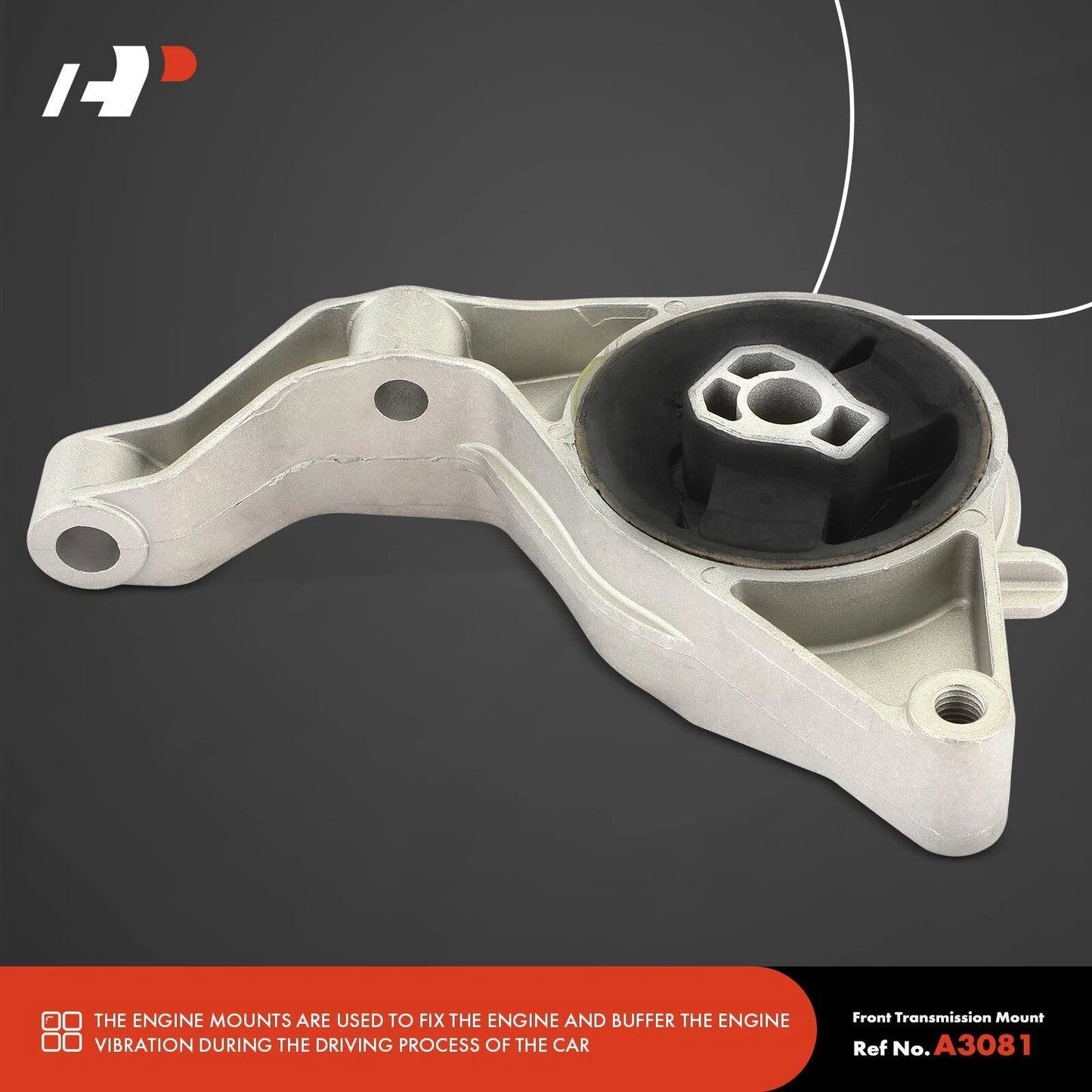 2X Front & Rear Transmission Mount for Chevy HHR (2006–2011)