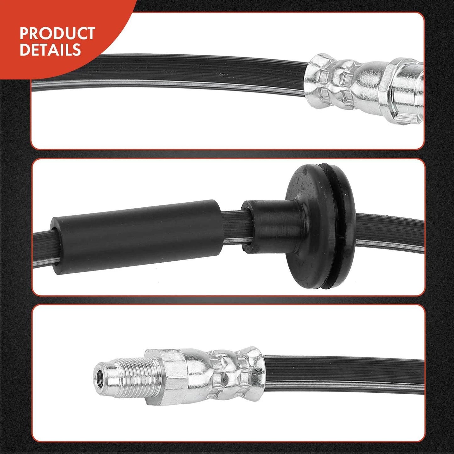 Brake Hydraulic Hose for Mercedes-Benz C220 (1994–1995)