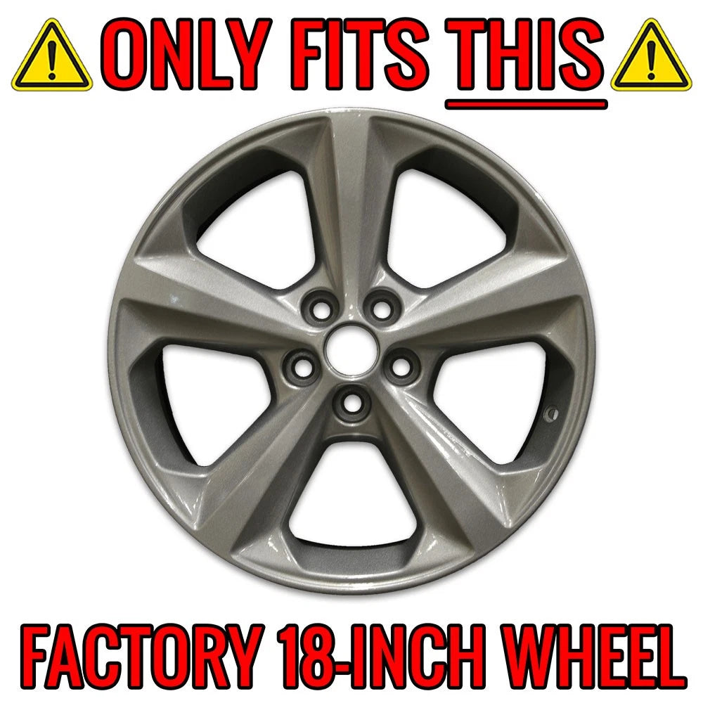 Chrome Wheel Skins 18 inch for 2015–2021 Ford Edge Upgrade