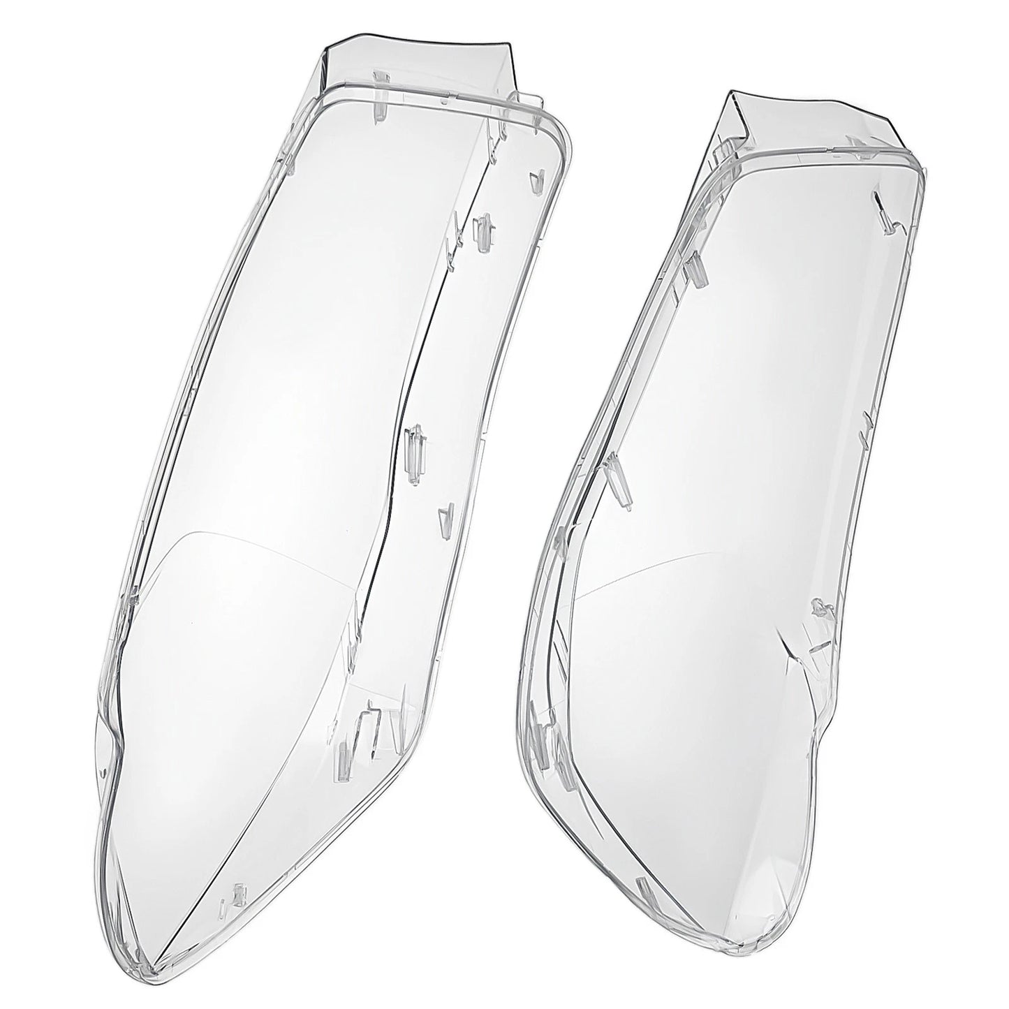 Front Headlamp Lens Covers Pair for BMW X5 F15 X6 F16 (2014–2018)