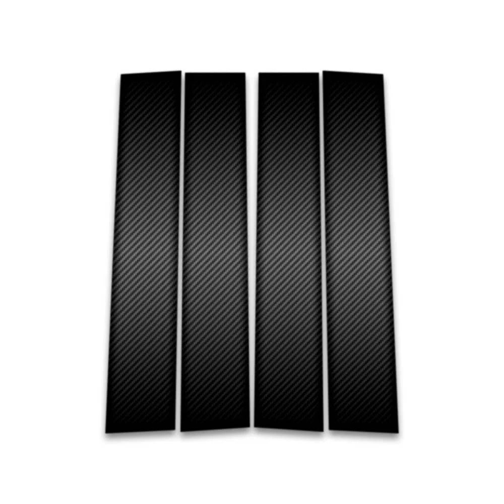 4pc Carbon Fiber Pillar Post Covers for 2005-2019 Chrysler Aspen