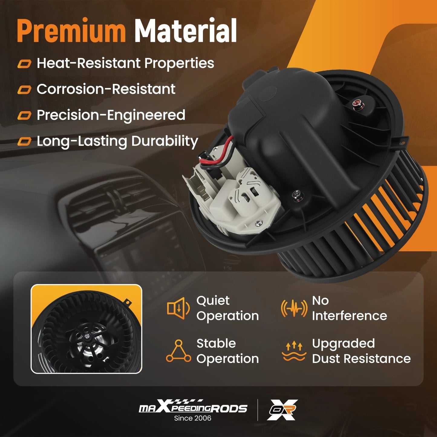 A/C Heater Blower Motor for BMW 1-Series 3-Series X1 X3 Z4 (2007–2013)