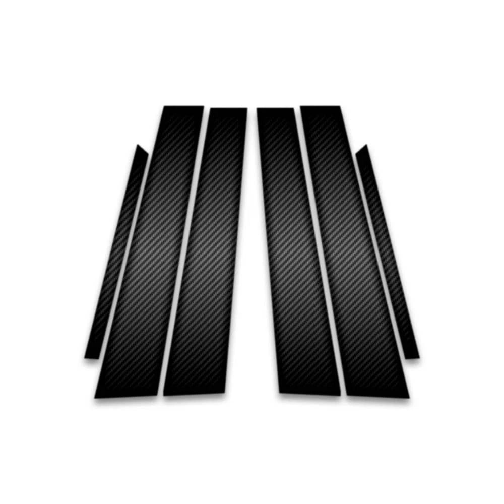 6pc Carbon Fiber Pillar Post Covers for 2020-2023 Hyundai Venue