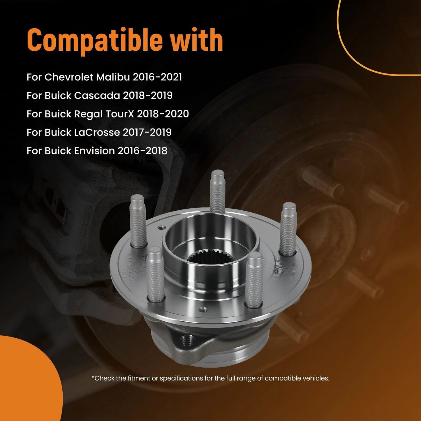 Front Wheel Hub Bearing for Buick Cascada (2018–2019)