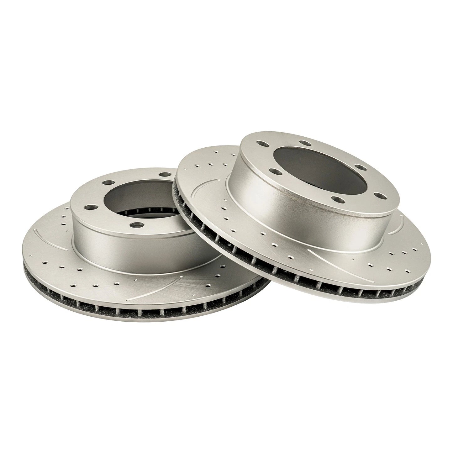 Front Vented Drilled Slotted Brake Rotors for Toyota Tacoma 1995–2003 (and 4Runner 1997–2002)