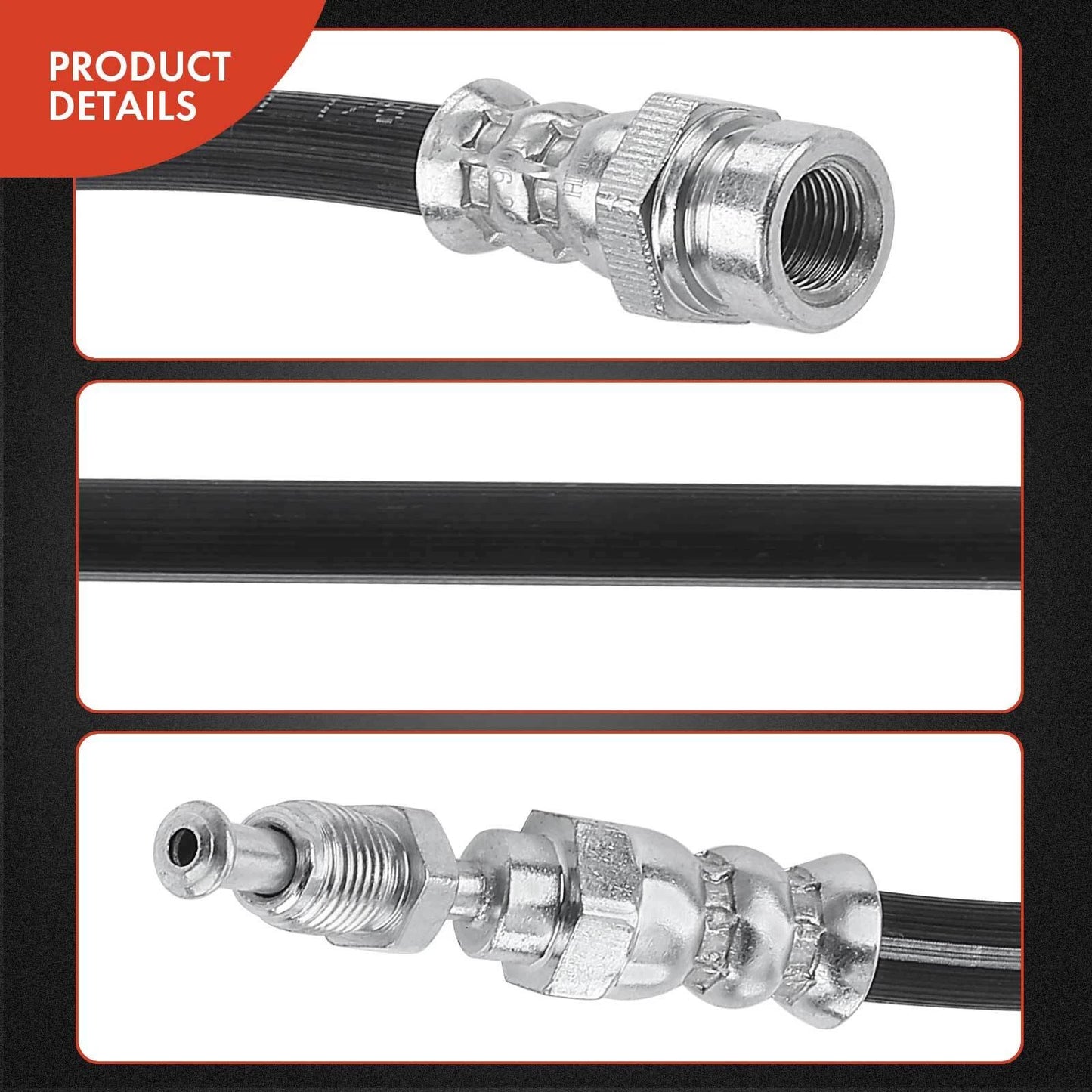 2X Front Brake Hydraulic Hose for Mercedes-Benz G55 AMG (2005–2011)