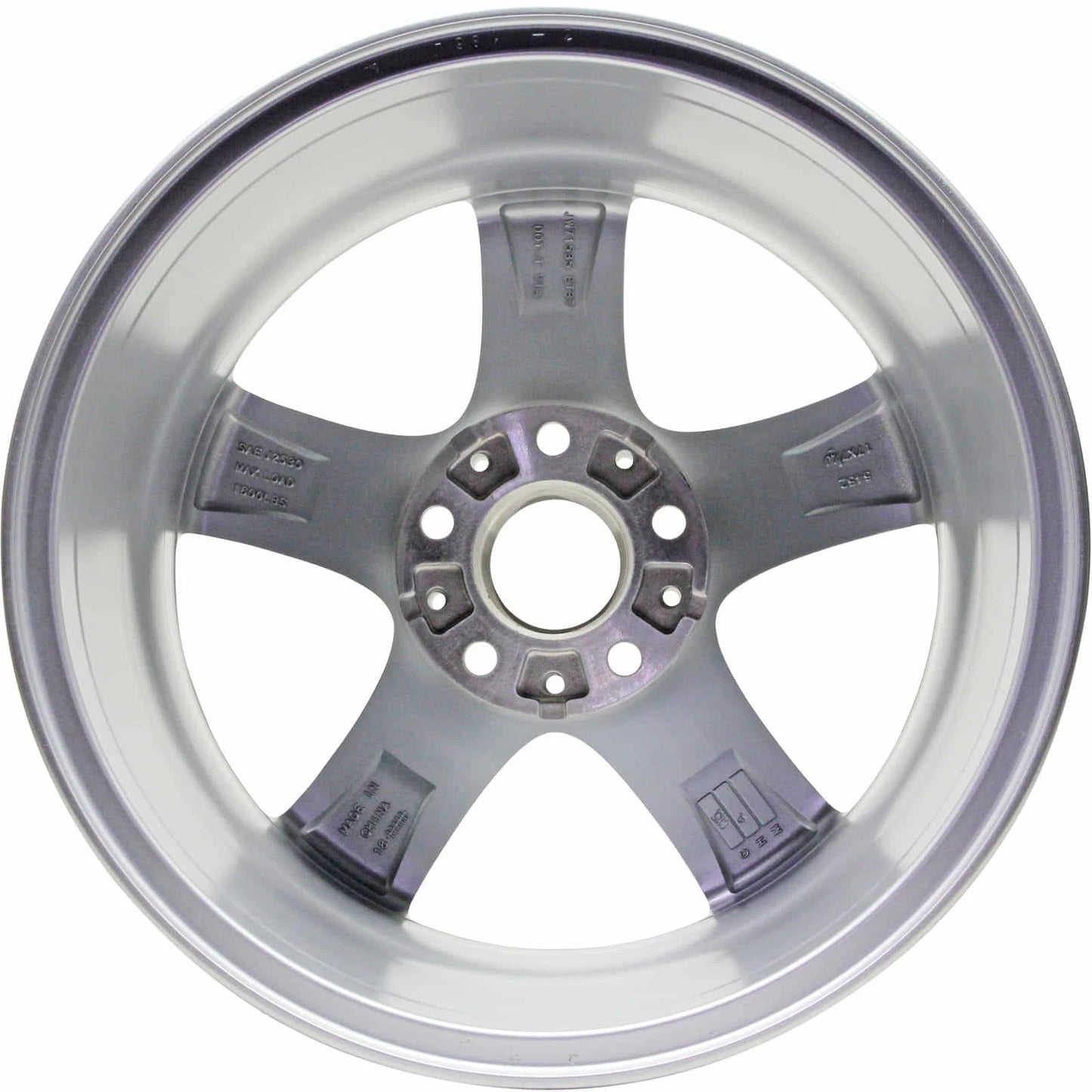 7.5J Painted Silver Alloy Wheel Replacement for Kia Sorento (2003–2009)