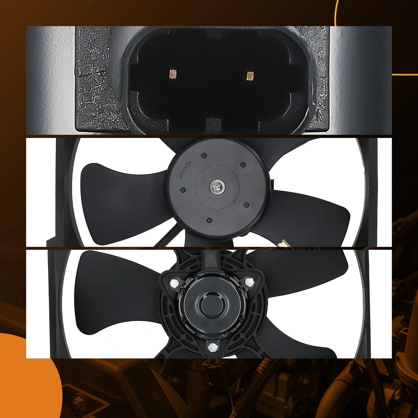 Cooling Fan Assembly for Mazda Miata (1999–2005)