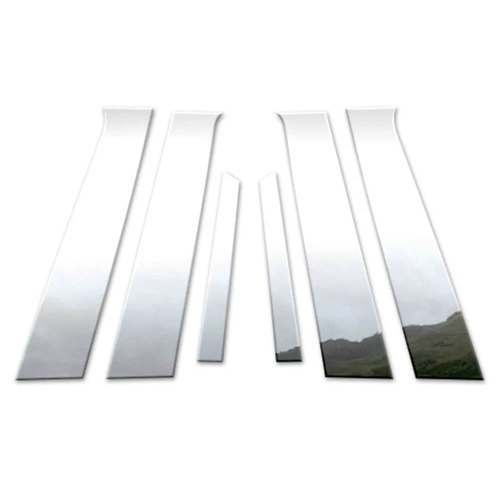 Chrome Pillar Post Covers for 2013-2024 Cadillac ATS 6 Pieces