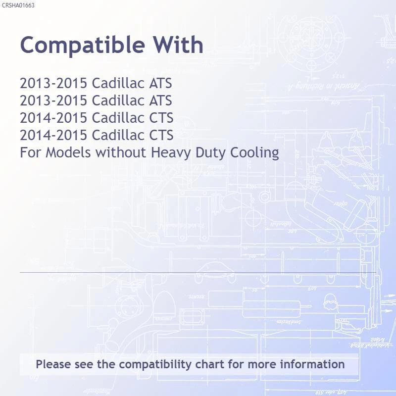 A/C Condenser Replacement for 2013–2015 Cadillac ATS