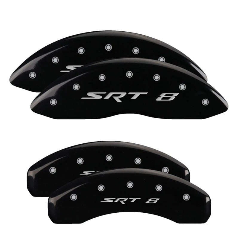Caliper Covers Front Pair for 2012-2014 Chrysler 300 SRT8 (Black)
