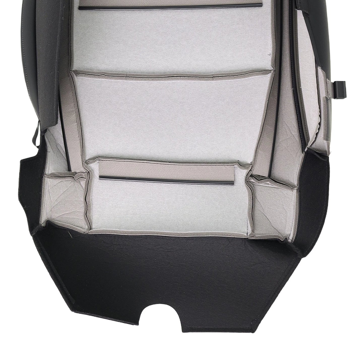 Black Leather Bottom Driver Cover for Ford F-150 Raptor Crew Cab (2017–2020)