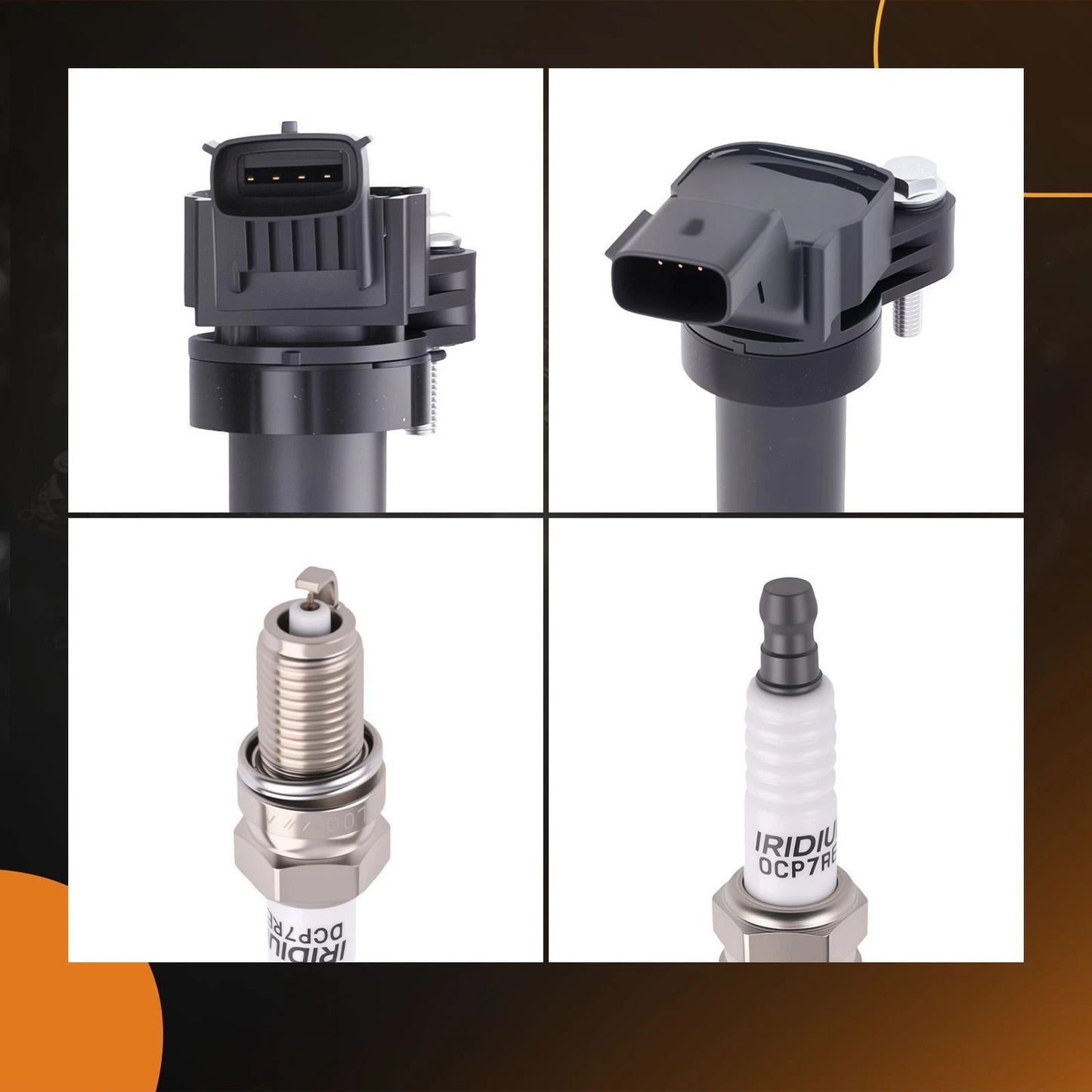 Ignition Coil and Spark Plug Set for Chevrolet Spark 2013–2015 1.2L