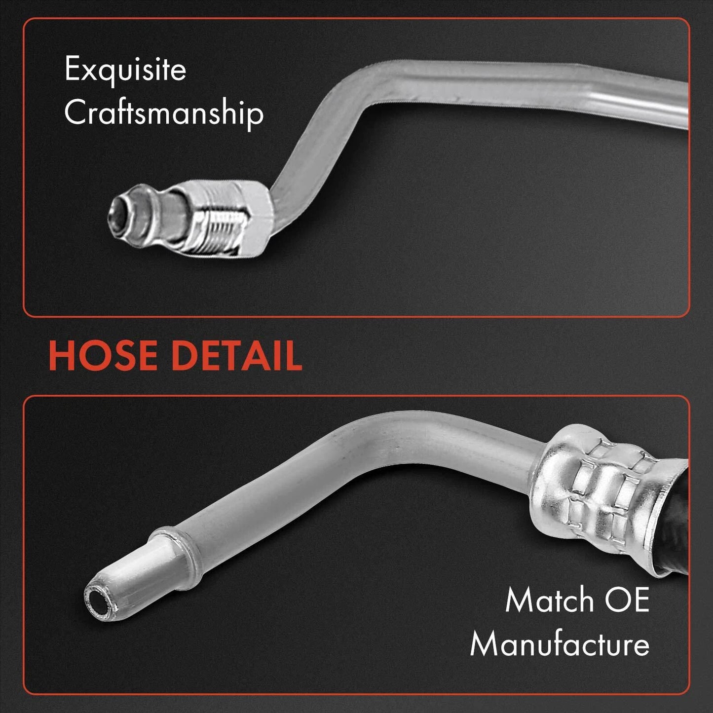 2X Power Steering Return & Reservoir Line Hose for Buick LaCrosse (2010–2016)