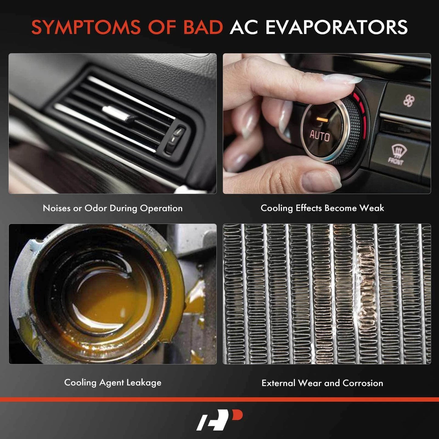 A/C Evaporator Core for Cadillac Fleetwood, Buick LeSabre, Pontiac