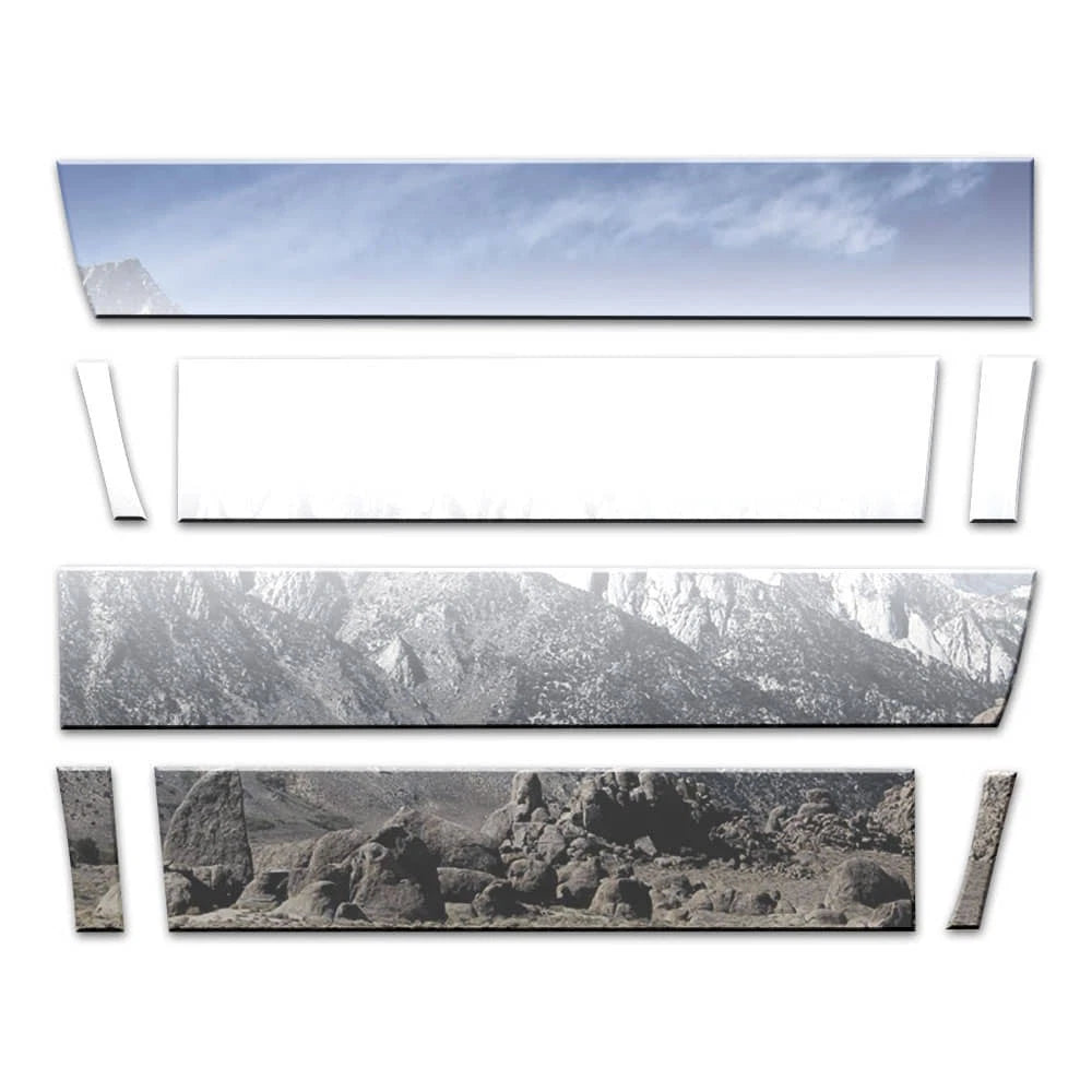 Chrome Rocker Panel Kit 8 Piece Wide for Chevy Avalanche (2007–2014)