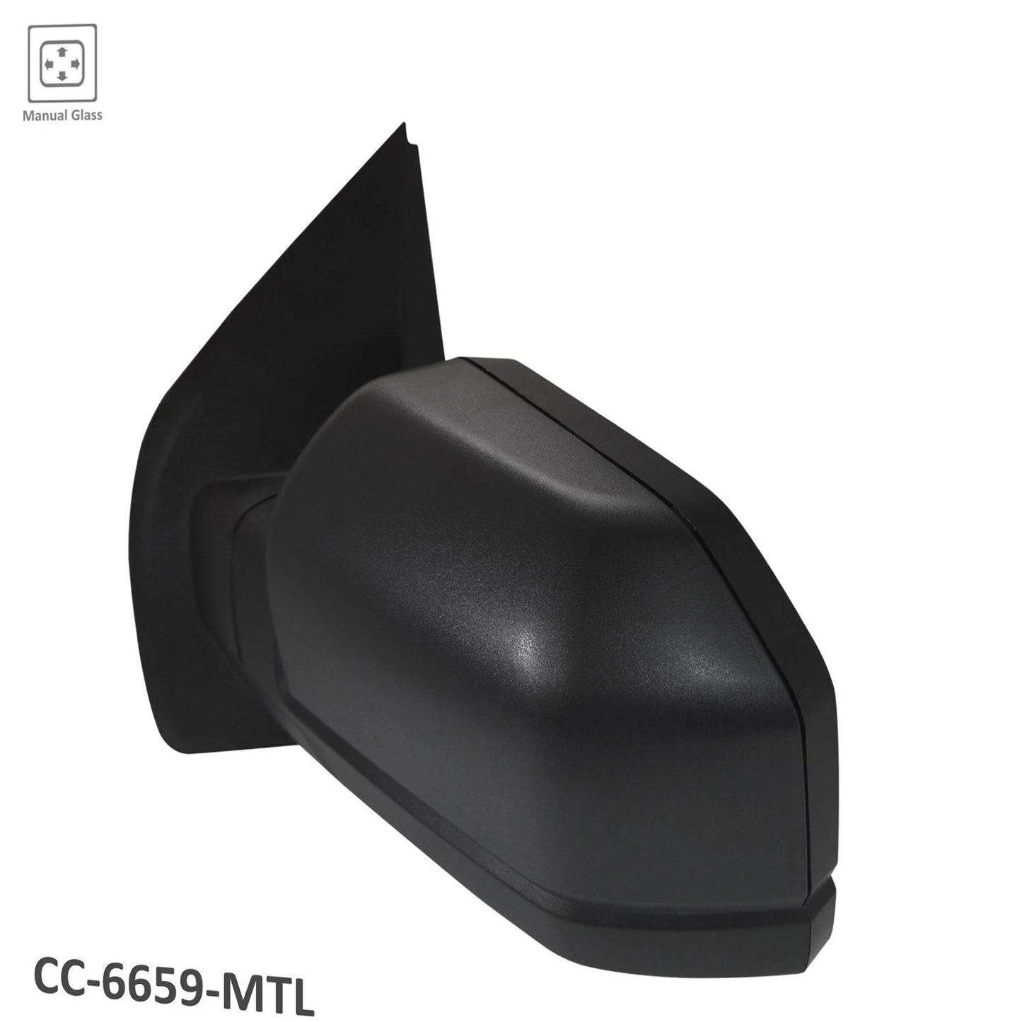 Driver Side Manual Door Mirror with Manual Adjust for Toyota Hilux (2017–2024)