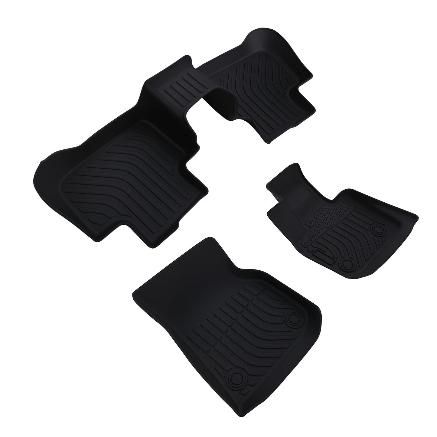 All-Weather Floor Mat Set for BMW X3/X4 (2018–2025) TPE Rubber Black