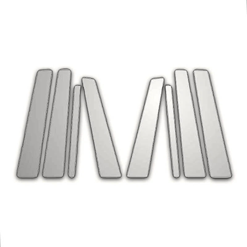 Chrome Pillar Post Covers 8Pc Replacement for Mercedes GL (2007–2012)